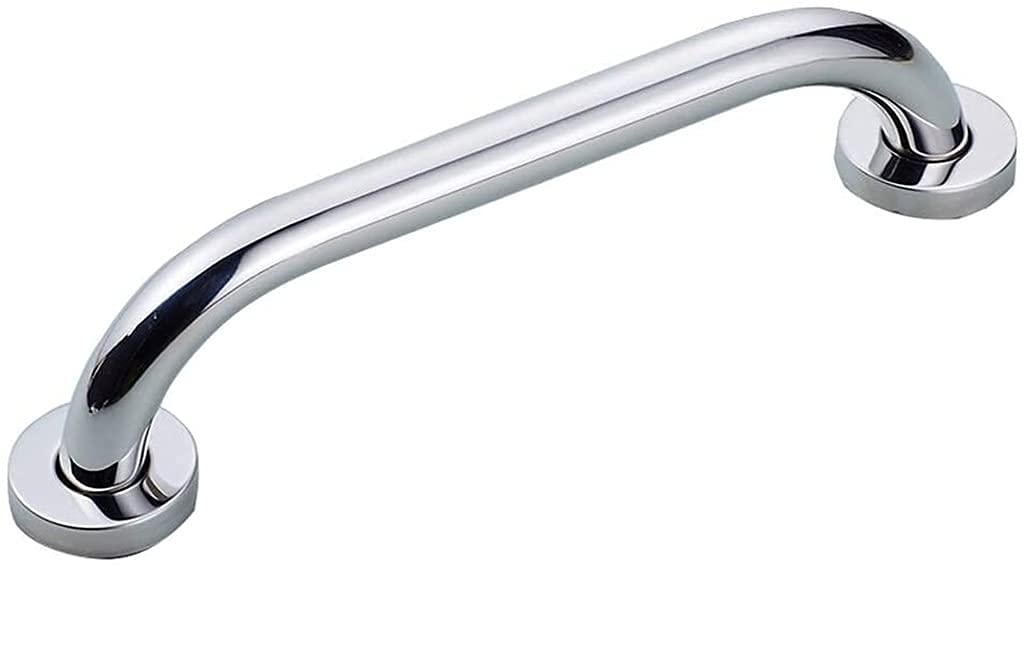 Main courante murale antidérapante de 43cm avec poignée de sécurité en inox