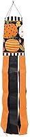 Vista 11 de Calabazas blancas y negras de otoño Windsock Wind Twister 40" x 6" Briarwood Lane