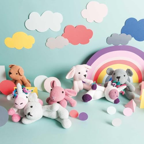 Rico Design Creative Ricorumi dk Baumwollgarn-Set, 20 Farben, 1150 m – Bild 4