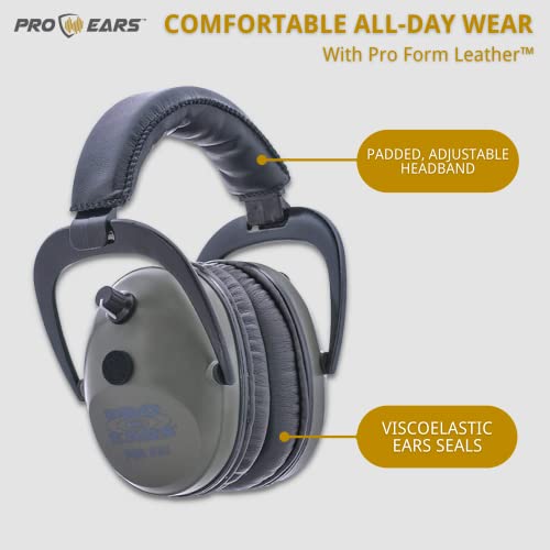 Pro Ears Pt300G Pro Tac 300, Noise Reduction Rating 26Db, Green, Adult #TOP5