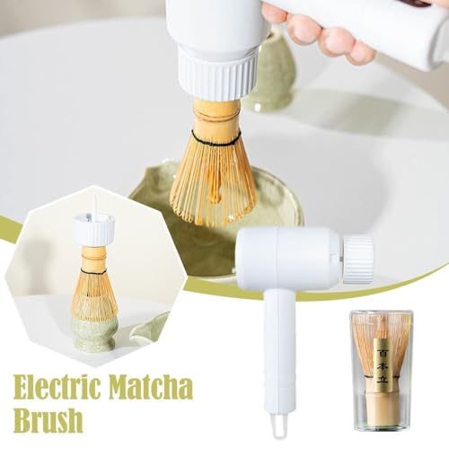 Electric Bamboo Whisk Matcha Brush Adjustable Quickly Whisking Matcha Tool Tea-Making Charging Type-C Tools Rechargeable to frother whisk whisker Tea whisker Electric whisker electric and Ele - Image 6