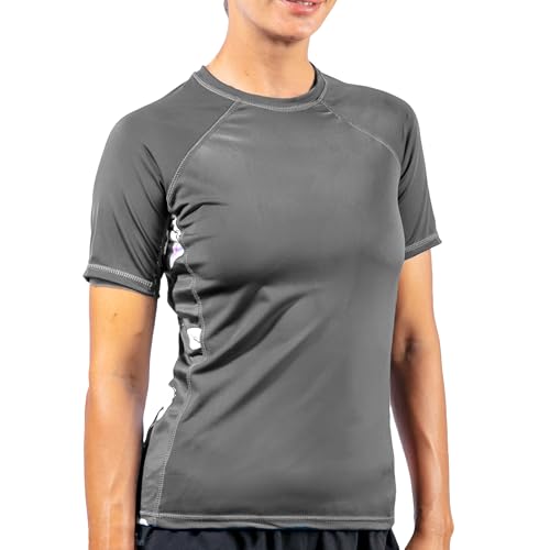 Rashguard manches courtes femme Breeze UPF 50+ Kanu Surf top de sport