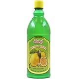 Sadaf Lemon Juice - 100% Pure Lemon Juice for Cooking & Food Flavoring - From Concentrate - Kosher - 32 Oz Bottle