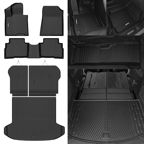 Bingoliner Floor Mats for 2023 2024 2025 Kia Sportage Hybrid (Only for HEV, Not for PHEV), Trunk Mat and Backrest Mat All Weather TPE Protector for Kia Sportage Hybrid Accessories Floor Liner by Bingoliner - Used condition - Image 8