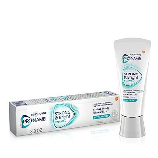 Sensodyne Pronamel Strong and Bright Enamel Toothpaste for Sensitive Teeth, to Reharden and Strengthen Enamel, Extra Fresh - 3 Ounces