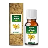 Arnica (Arnica Montana) Therapeutic Essential Oil by Salvia Amber Bottle 100% Natural Uncut Undiluted Pure Cold Pressed Aromatherapy Premium Oil - 15ML/ 0.5 fl oz