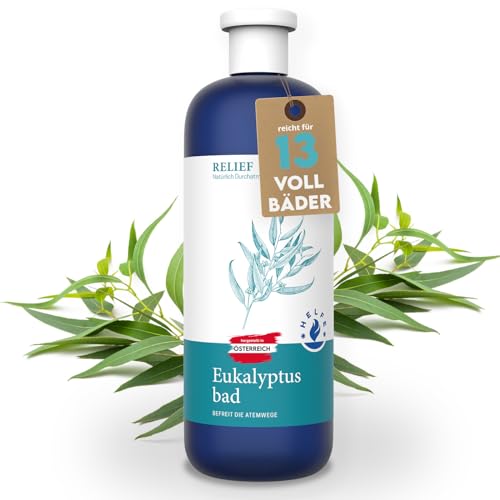 HELFE® Erkältungsbad (200 ml) - wohltuendes Eukalyptus Bad zur Linderung