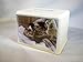 Classic Tan Handmade Pet Cremation Urn Keepsake (Medium, tan)