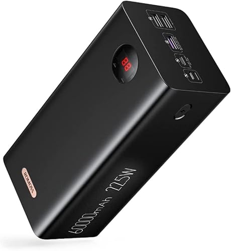 Romoss Pea60 60000Mah Power Bank + Silicone Case (Black) #TOP1