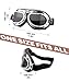 CRG Sports Motorcycle Goggle Aviator Pilot Style Cruiser Scooter Motocross Goggles for Man, Woman, Adult
