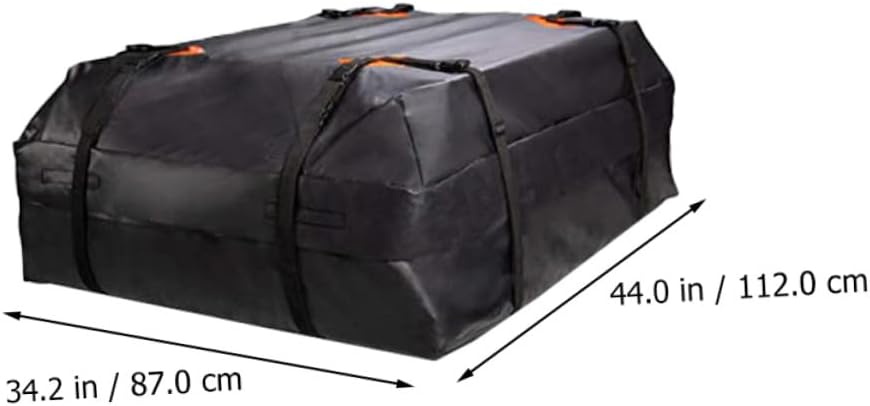 Vehicle Cargo Roof Bag Oxford Capacity Car Rooftop Carrier with Anti-Slip Mat Foldable Design Storage for Travel and Outdoor Use