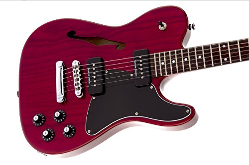 Fender Jim Adkins Signature Series Ja-90 Telecaster Thinline - Laurel Fingerboard - Crimson Red Transparent #TOP2