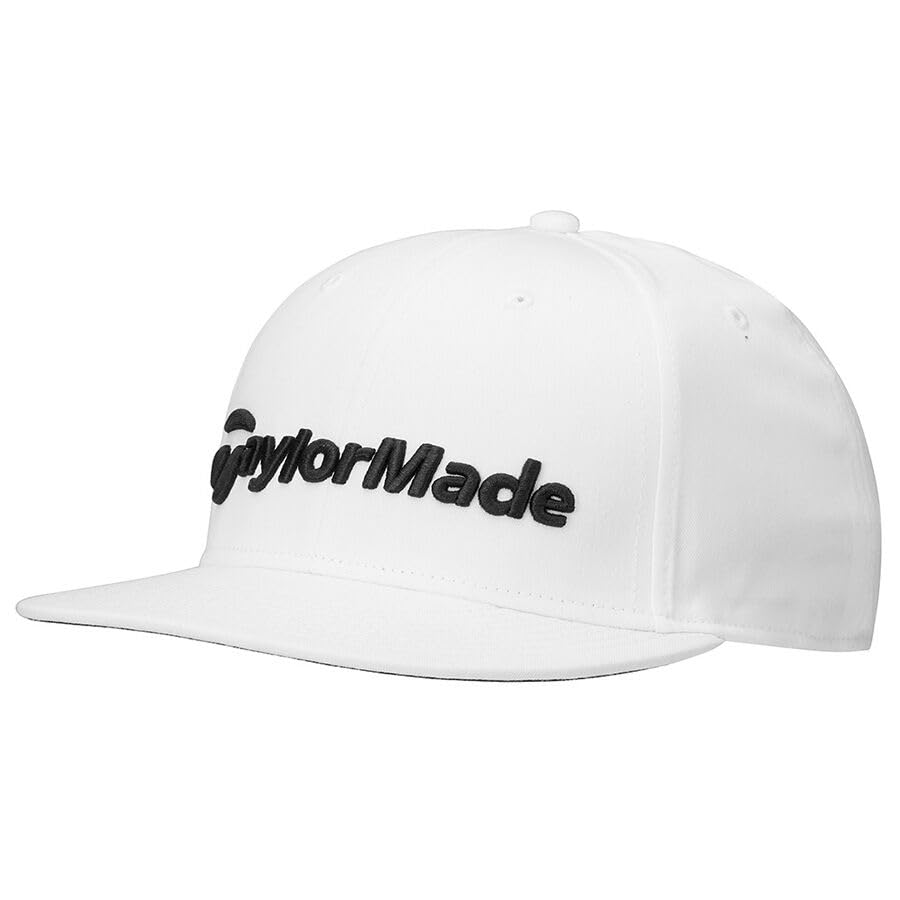 Chapeau TaylorMade 2024 Carlsbad Blanc XS | Casquette de Golf Flatbill Snapback