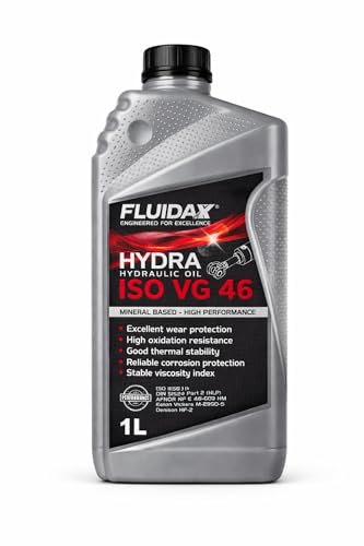 FLUIDAX Olio Idraulico ISO VG 46 HLP – Lubrificante Antiusura