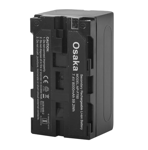 Image of Osaka Bi-Color Dimmable LED Video Light OS-LED-308 Pocket LED Slim for DSLR Video Cameras tiktok Photography YouTube Video Shooting with (Upto 1.2HRS) F750 Battery 8000 mAh and Fast Charger