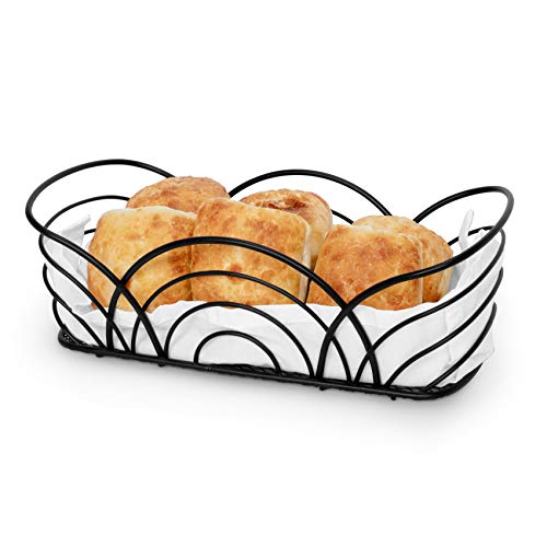 Spectrum Diversified Cesta de flores, design clássico de cozinha para pães, rolo, massa de muffins e