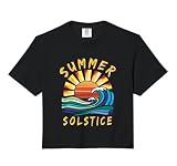 Summer Solstice The Summer Solstice Festival Comfort Colors Crop Top