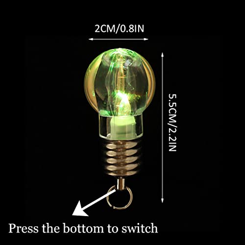 Casdre Light Bulb Hair Clips Colorful Led Light Hair Barrettes Non Slip Duck Bill Clip Halloween Party Favor Cosplay Hair Styling Accessories For Women And Girls(Pack Of 2) #TOP1