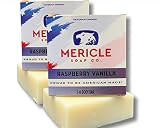 Mericle Soap Co. Black Raspberry Vanilla Organic 5oz Body Bar | 100% Natural | Made in the USA | Vet