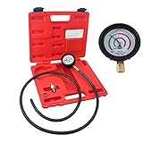 Exhaust Back Pressure Tester with 6-Foot Hose, Exhaust Back Pressure Gauge 2.5" Gauge with Rubber Pr