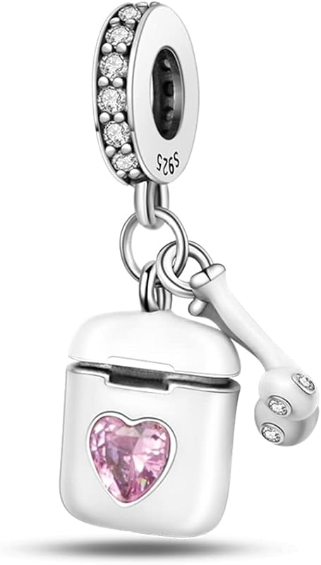 Pandach Abalorios de Plata de Ley 925 para Pulseras y Collares, Cuentas de Viaje Alrededor del Mundo, Colgantes de relajación, Cuentas de joyería, Regalos para Mujeres