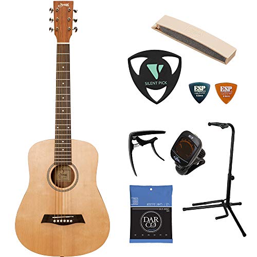 S.Yairi ヤイリ Compact Acoustic Series YM-02/NLT ナチュラル《夜の練習も安心!オリジナルサイレント入門セット》ミニアコースティックギター フォークギター 初心者