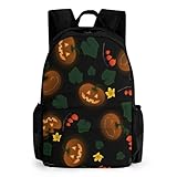Mateju Mochila Niña de Gran Capacidad, Mochilas Escolares Adolescente Halloween, Mochila Niño Mochila Infantil Ajustar (Halloween 2)