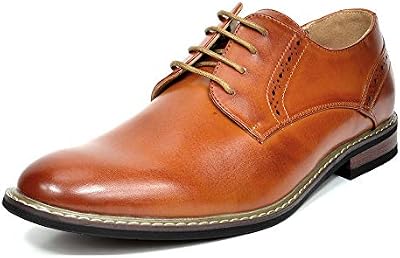 Bruno Marc Men's Dress Classic Comfort Oxfords Shoes,Brown,11