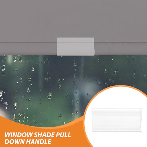 Manijas transparentes para cortinas enrollables plásticas: accesorios invisibles anti-roturas 4
