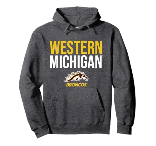 Western Michigan University Broncos Stacked Pullover Hoodie