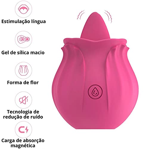 Vibradores Lambendo Clitóris Estimulador 10 Modos Orais À Prova D'água Zatla Shop