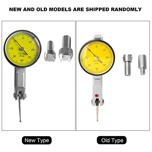 Ouitble Messuhr 0-0,8 mm Messuhr Schwalbenschwanzschienen Zifferblatt 0,01 mm Hochpräzises Messwerkzeug für die Inspektion der mechanischen Verarbeitung