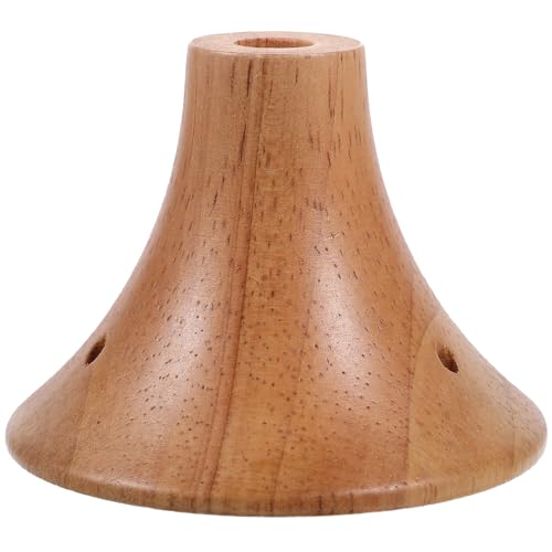 Veemoon Portalámparas de Madera de Caucho Macizo E27 Base para Lámpara Tipo Cuerno Vintage Kit de Reparación y Bricolaje para Candelabros y Luminarias de Pared Accesorio Decorativo 1