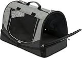 Trixie 28940 Tasche Holly, 30 × 30 × 50 cm, schwarz/grau