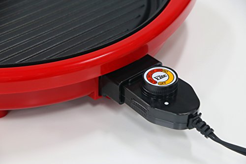 Maxi-Matic Indoor Grill, 14" Round, Red #TOP2