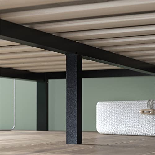 Zinus Mia Metal Platform Bed Frame With Headboard / Wood Slat Support / No Box Spring Needed / Easy Assembly, Full #TOP4