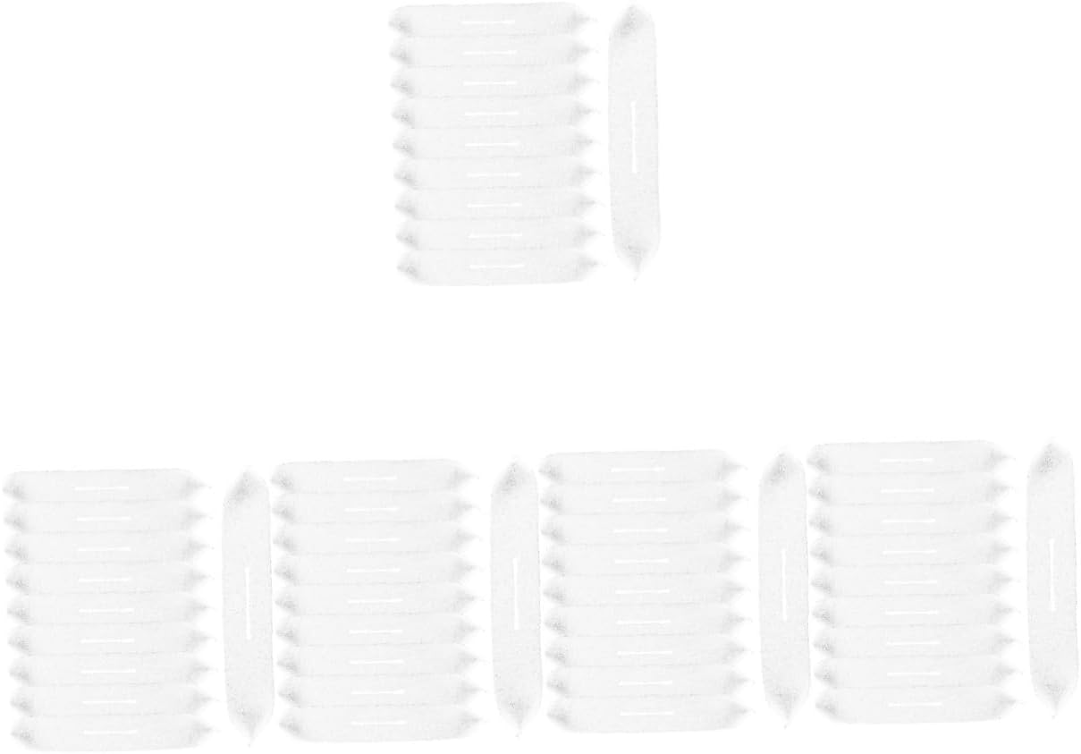 Outanaya 100pcs Skid Sponge Hanger Covers for Clothing Non- Sleeve for Suit Dress Coat White Hanger Protector Easy to Install Remove