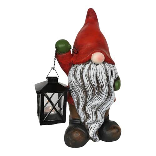 Wichtel aus Keramik 30cm groß mit Laterne rot Zwerg Weihnachtsmann Advent Weihnachten Wichtel aus Keramik 30cm groß mit Laterne rot Zwerg Weihnachtsmann Advent Weihnachten