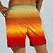 todays deals in amazon of prime clearance Swimming Trunks for Men Drawstring Color Block Elastic Waist Bathing Suits Hawaiian Beach Shorts With Pockets mens fashion 2024 Multicolor L