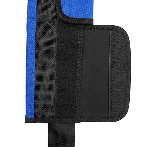 MOOCY 4 Neoprene Pocket Scuba Weight Belt，dive weight belt fit for Waist 32" to 52" - Quick-Release Buckle（Blue) - Thumbnail 5