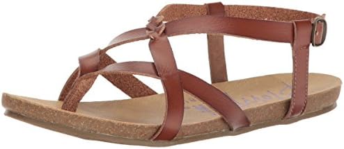Blowfish Malibu Women's Granola-B Flat Sandal, Scotch Dyecut, 7.5 M US