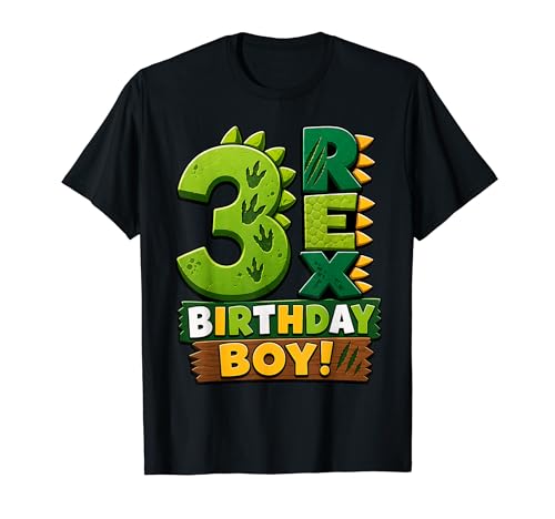 Rawr I'm 3 Three Rex Dinosaur 3rd Birthday Boy Party T�V���c