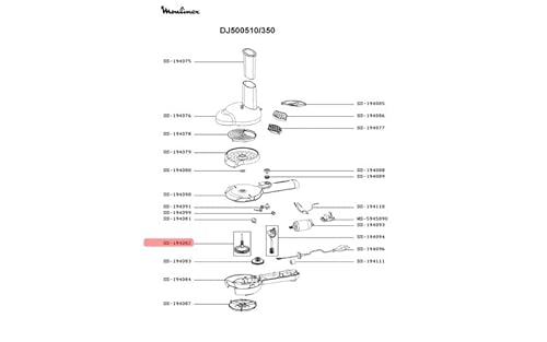 Moulinex Pignon et Arbre de Transmission - vue 3