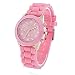 Domire Unisex Geneva Silicone Jelly Gel Quartz Analog Sports Wrist Watch
