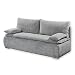 Produktbild Stella Trading JANA Bequemes Schlafsofa mit Bettkasten, Stoffbezug Schlamm - Klappbares Sofa mit Schlaffunktion & Komforthöhe - 208 x 102 x 95 cm (B/H/T)