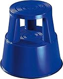 Tragkraft 150 kg. Wedo 212203 Rollhocker Step aus Kunststoff, Höhe 43 cm, Tragkraft 150 kg, blau
