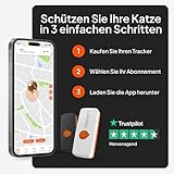 Weenect XS für Katzen - NEU Mini GPS-Tracker für Katzen | GPS-Tracking in Echtzeit | Ohne Distanzlimit | Kleinstes Modell auf dem Markt | Halsband inkludiert | Abonnement