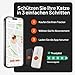 Weenect XS für Katzen - NEU Mini GPS-Tracker für Katzen | GPS-Tracking in Echtzeit | Ohne Distanzlimit | Kleinstes Modell auf dem Markt | Halsband inkludiert | Abonnement