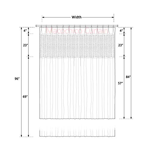 Macochico Pinch Pleated Medical Curtains Green Privacy Cubicle Curtain for Hospital Medical Clinic SPA Lab Cubicle Curtain Room Divider,5ft Wide x 7ft Tall(1 Panel)