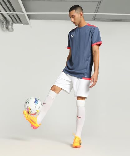 Image of Puma Men's teamLIGA Football Jersey | Lightweight and Sweat Proof Polyester Sports Crew Neck Training T-Shirt for Men | Breathable Athletic T-Shirt for Football & Sports